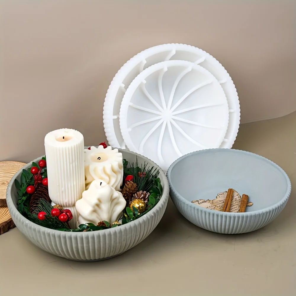 Candle Molds - Epoksi için 1 Halka Silikon Kalıp,