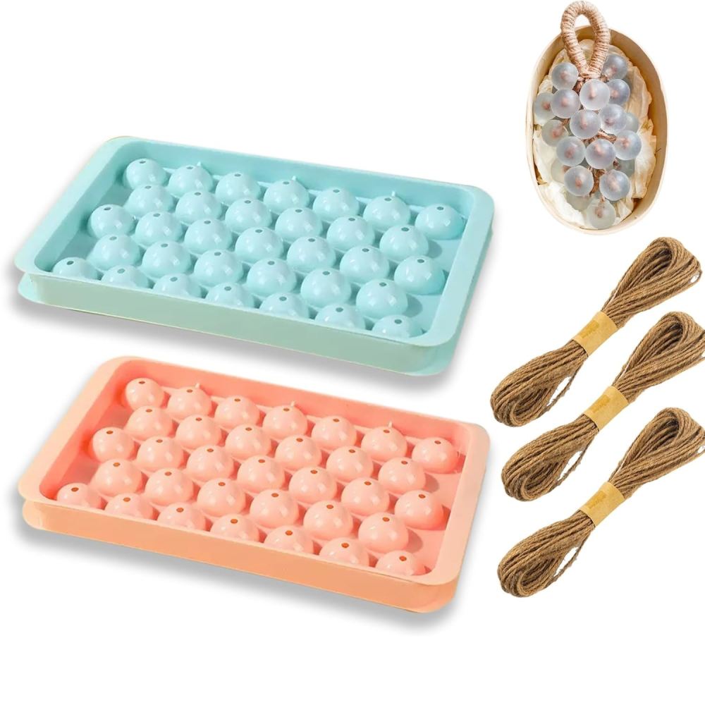 Candle Making Kit - Üzüm Meyvesi Şeklinde Sabun Kalıbı, Kendin