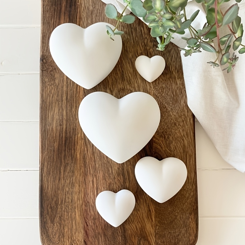 5 adet Kalp Şeklinde Alçı Mum  - Candle Molds incelemesi ve fiyatı