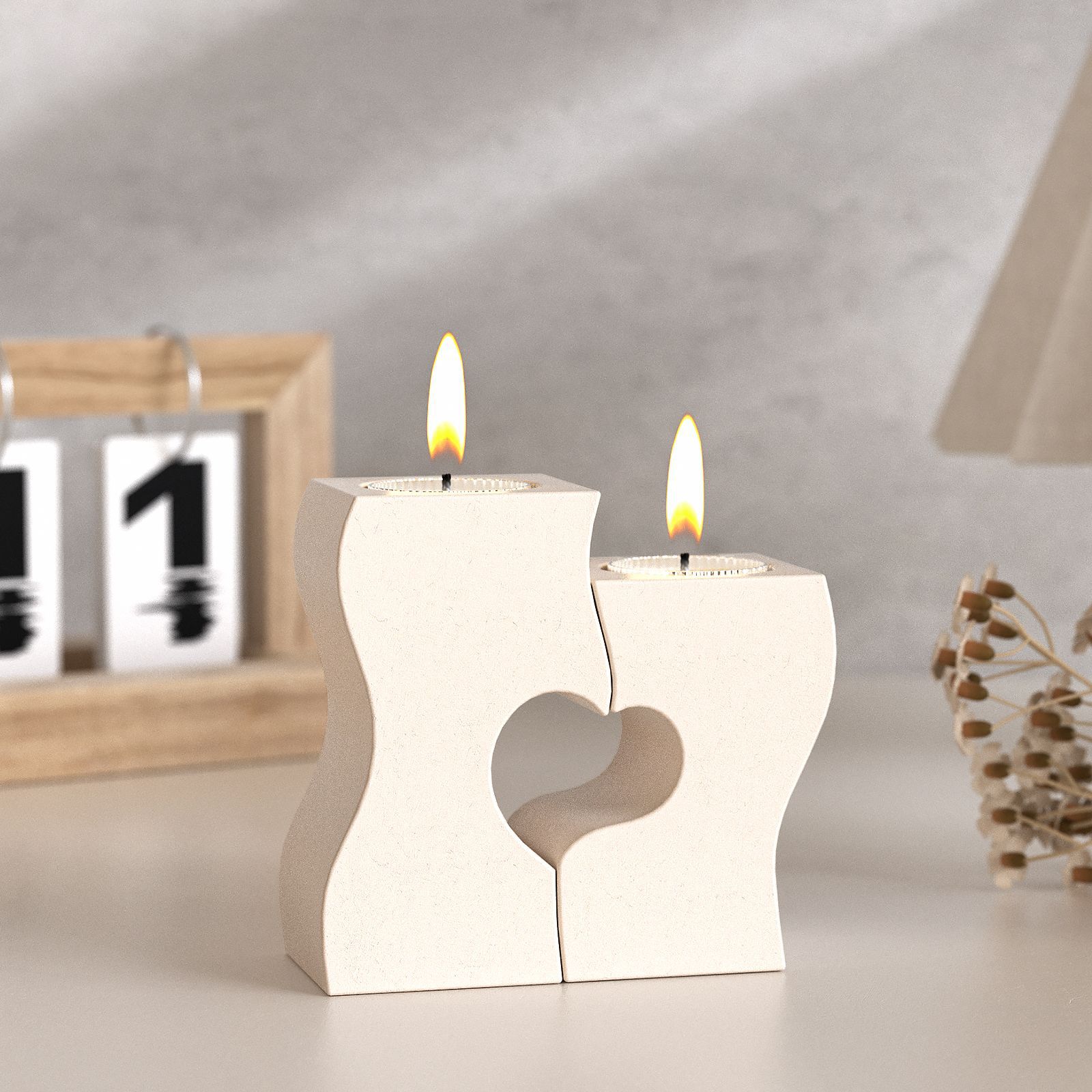 S Kalp Şamdan Silikon Kalıplar - Candle Molds incelemesi ve fiyatı