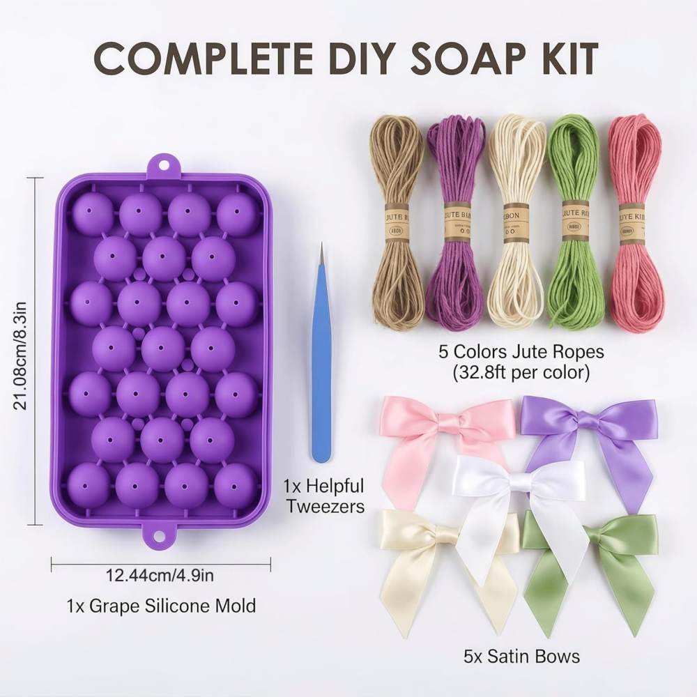 Üzüm Meyvesi Şeklinde Sabun Ka - Candle Making Kit incelemesi ve fiyatı