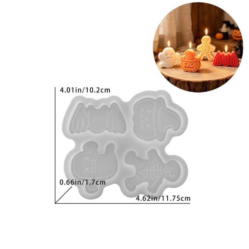4 bölmeli silikon reçine kalıp - Candle Molds incelemesi ve fiyatı