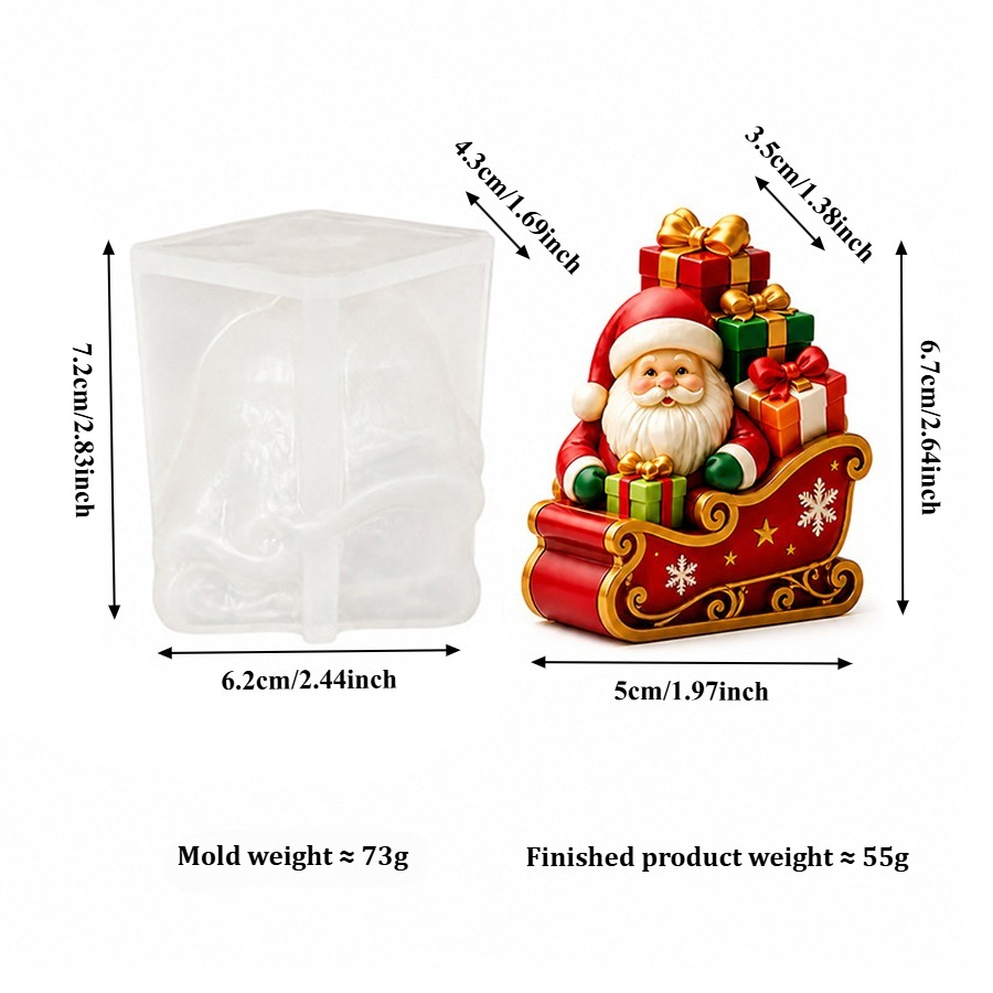 Kaydıraklı Noel Baba ve Hediye - Candle Containers incelemesi ve fiyatı