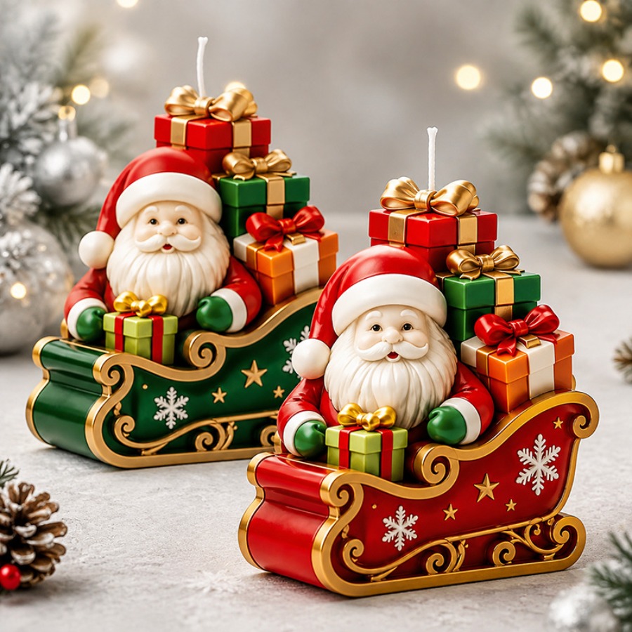 Kaydıraklı Noel Baba ve Hediye - Candle Containers incelemesi ve fiyatı